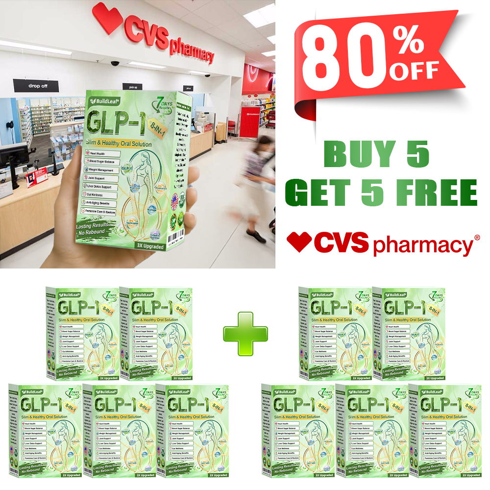 🎁 Only 5 boxes left! 𝑩𝒖𝐢𝒍𝒅𝑳𝒆𝐚𝒇® GL𝐏-1 8-𝒊𝒏-1 𝙁𝙞𝙩 & 𝙑𝙞𝙩𝙖𝙡 𝖮𝗋𝖺𝗅 𝙎𝙤𝙡𝙪𝙩𝙞𝙤𝙣 We're offering an extra 30% off! Help you shape your perfect body and stay healthy. Miss out now, or you'll have to wait until next year.